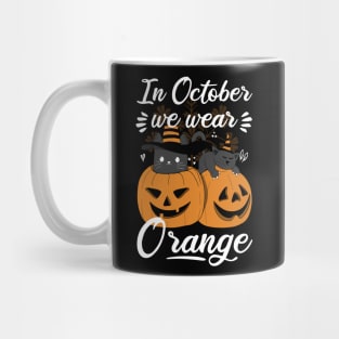 In October We Wear Orange Mug